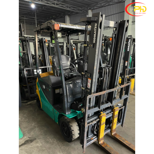 Xe nâng điện komatsu ngồi lái 1,5 tấn