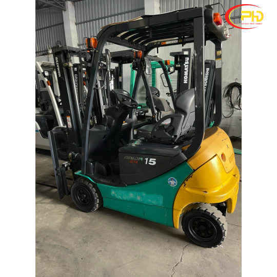 Xe nâng điện komatsu ngồi lái 1,5 tấn